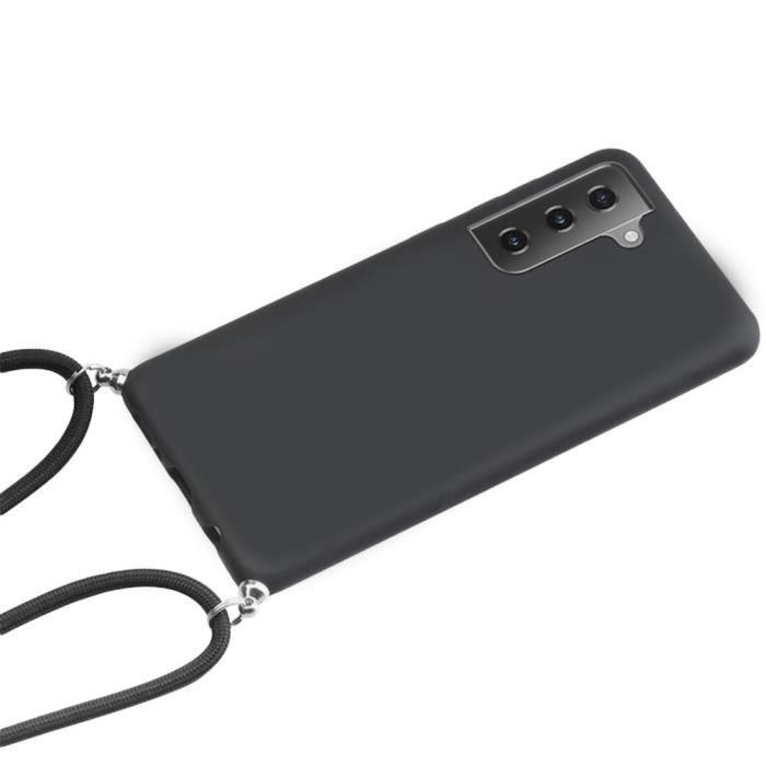 Coque de protection - BOOLING - Samsung Galaxy S23 Plus - Souple - Anti-choc - Cordon noir
