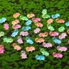 10/20pcs Luminous Mini Resin Turtles Glow in The Dark Cute Tiny Turtles Ocean Animal Theme Decor for DIY Fairy Garden