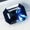Blue Flawless Sapphire Emerald Cut Natural 10.40 Ct Loose Gemstone CERTIFIED