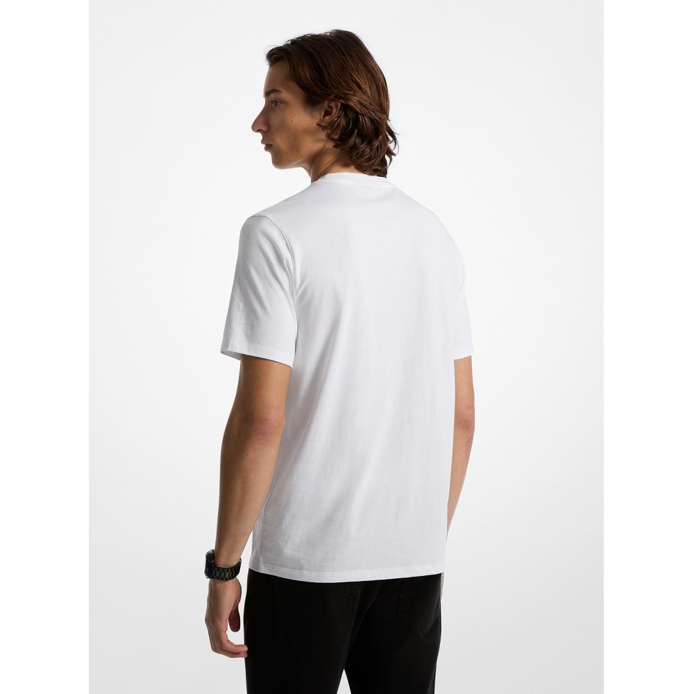 Michael Kors Logo Cotton Tee Or552effv4100 White