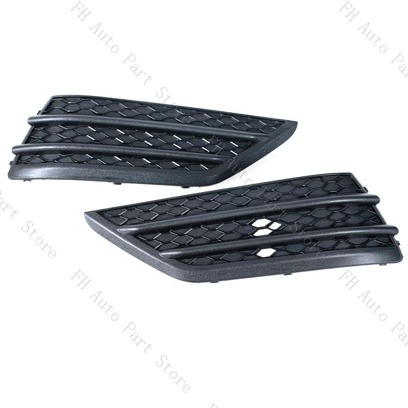 2PCS For Honda Pilot 2016 2017 2018 Front Bumper Fog Lamp Light Trim Grille Cover Frame Lid Bezel Hood