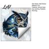 Creative Wildlife Art Stickers Animal Head Wall Sticker Peel And Stick Lion Tiger Owl Leopard Soft Decoration for Home PVC Decal Removable
