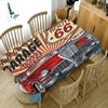 Vintage Car Printed Tablecloth Home Table Decoration Anti -Fouling Accessories Rectangular Restaurant Coffee Table Tablecloth