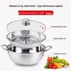 Stainless Steel Steam Hotpot & Seafood Pot