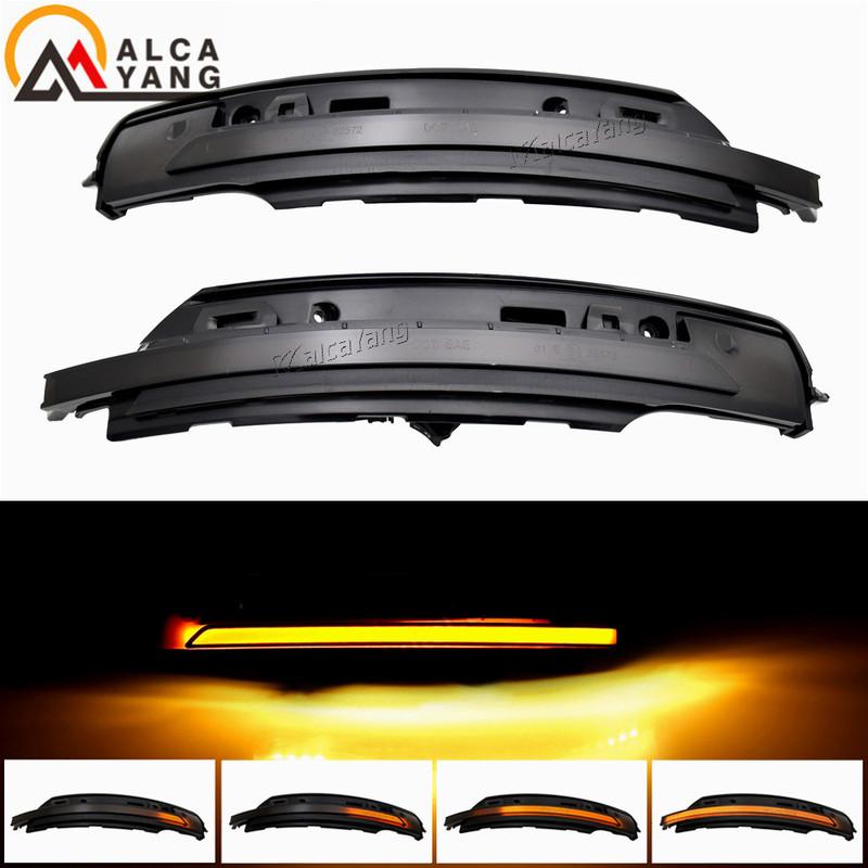 For Porsche Macan 2014- Dynamic LED Turn Signal Light Side Wing Mirror Indicator Directly Replace OEM