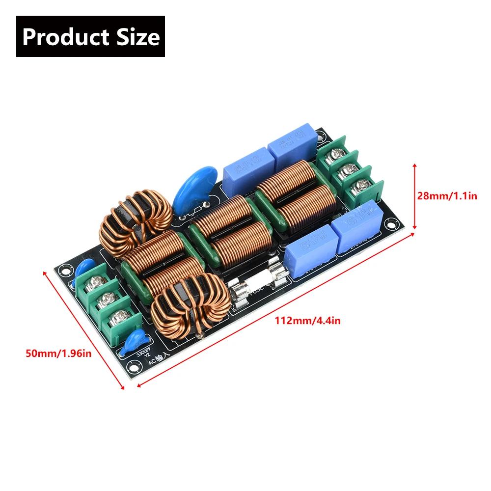 AC 110-250V Four Level Audio Ac 220V Power Supply Emi Electromagnetic Interference Filter Power Filter 16A Finished Board