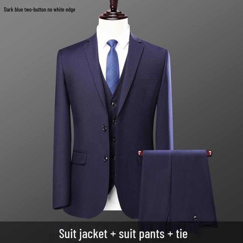 Men's Slim Fit Casual Suit Set: Wedding, Engagement, Ceremony & Business Formal Wear
