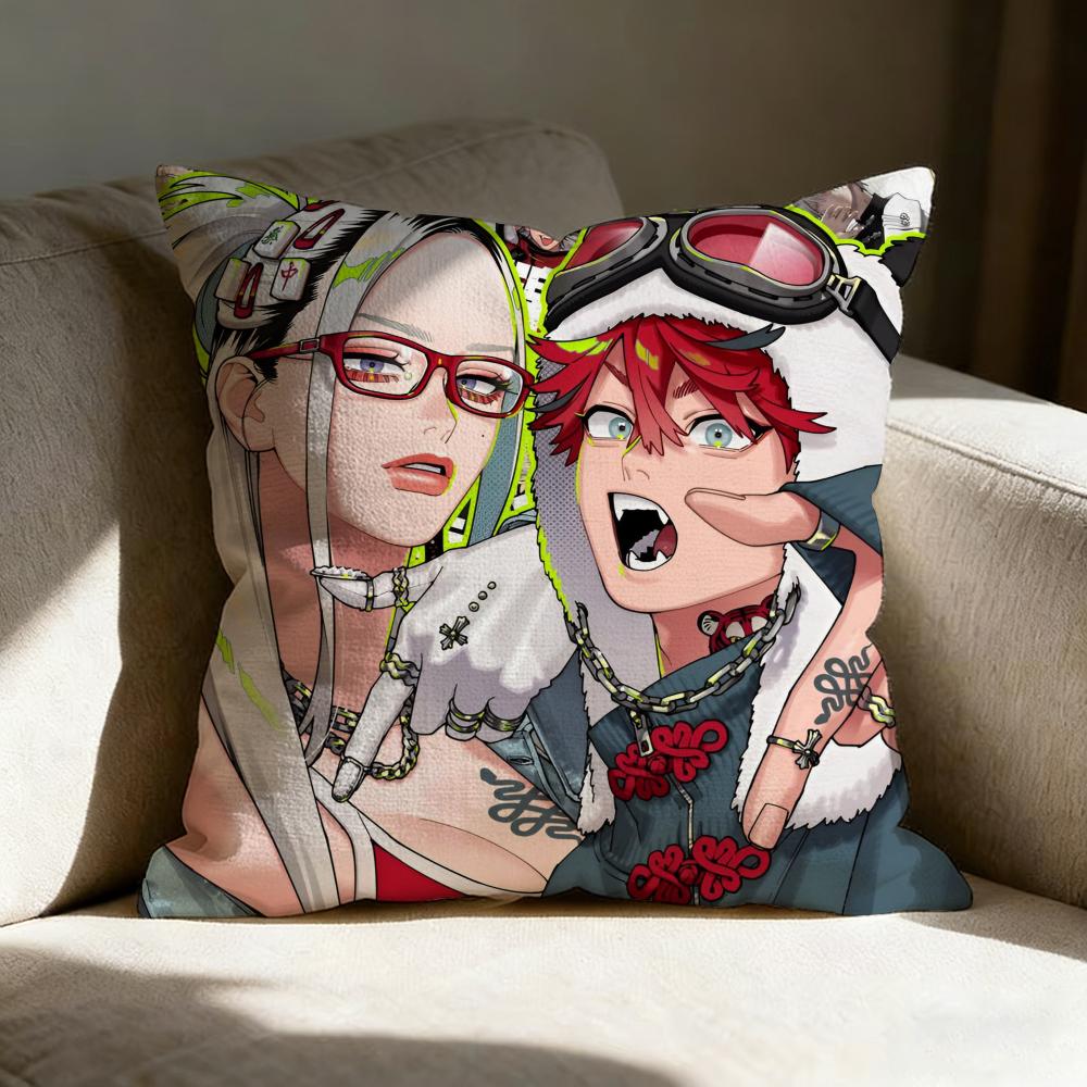 Hot Anime G-Gokurakugai Pillow Case Pillowcase, Double-sided Printed, Sofa Cushion, Bedroom Headboard Pillow