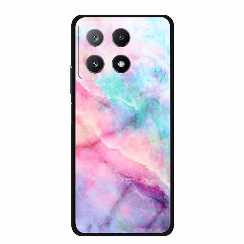 For Xiaomi Poco F8 Pro Case Gradient Marble Silicone TPU Soft Phone Case for Poco F8 Pro Pastel Back Cover Funda Poco F8 Pro 5G