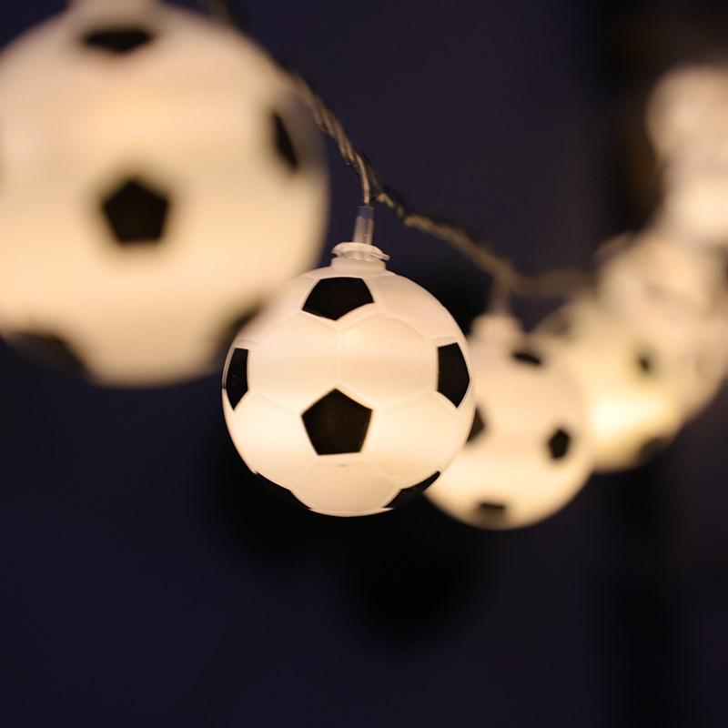 LED Football String Lights - World Cup Theme for Bars, KTV, Restaurants & Competitions
