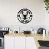 Personalized Deer Metal Wall Art Family Name Sign Rustic Home Decor Indoor Outdoor Gift