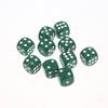10Pcs Colorful Dice Acrylic Round Corner Cubes Dot Drinking Game Dice Accessories