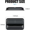 Pack-1 Car Gap Center Storage Box, Leather Car Seat Gap Filler Storage, Universal Car Seat Organizer, Car Accessories for Phones, Glasses, Keys,