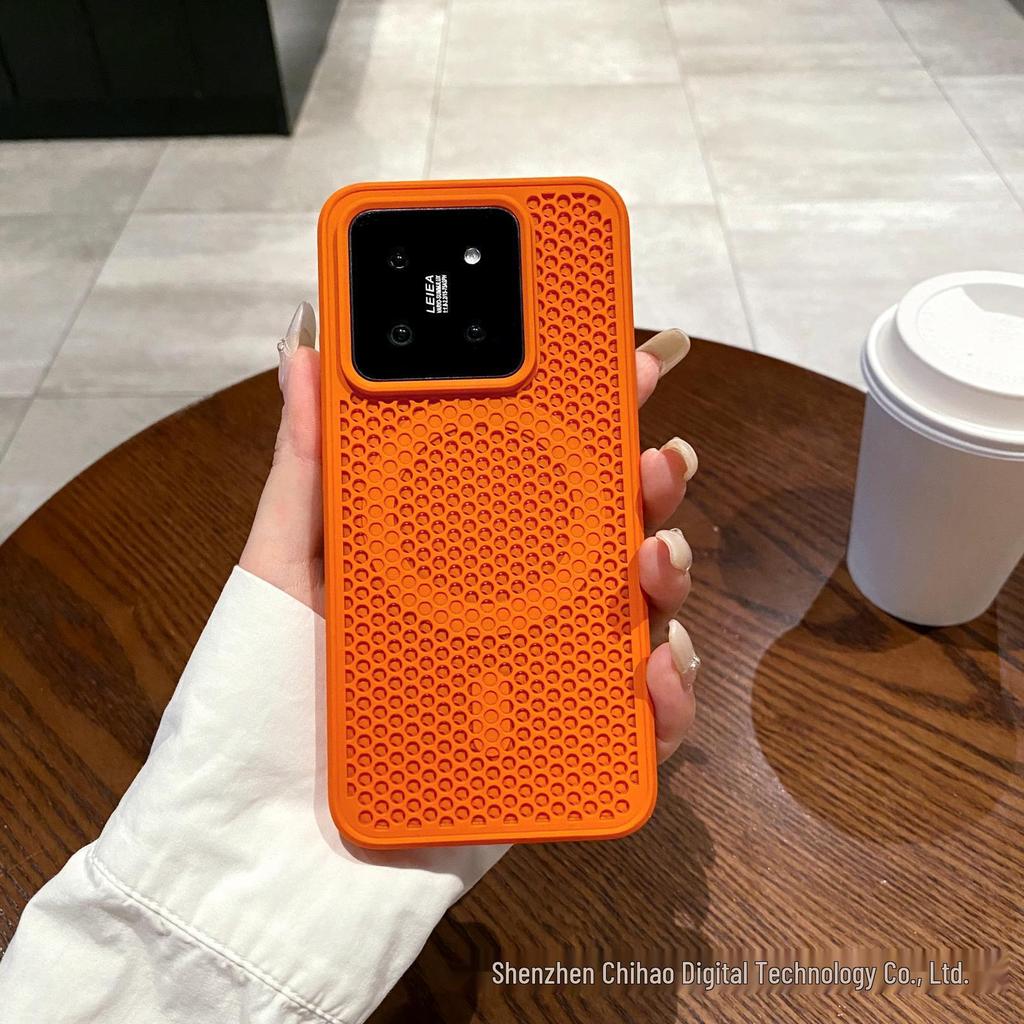 Matný magnetický kryt na telefon Xiaomi 15 Pro pro Redmi K80, design s voštinovou mřížkou, prodyšný odvod tepla, PC materiál.