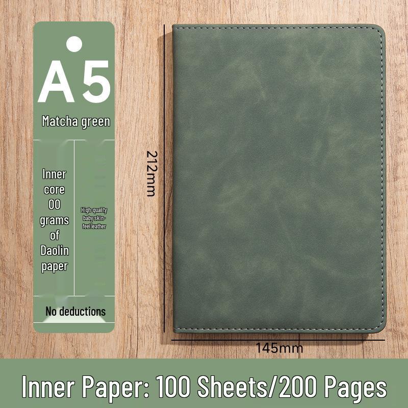 Custom Logo A5 High-End Office Notebook with Premium Cover and Inner Pages