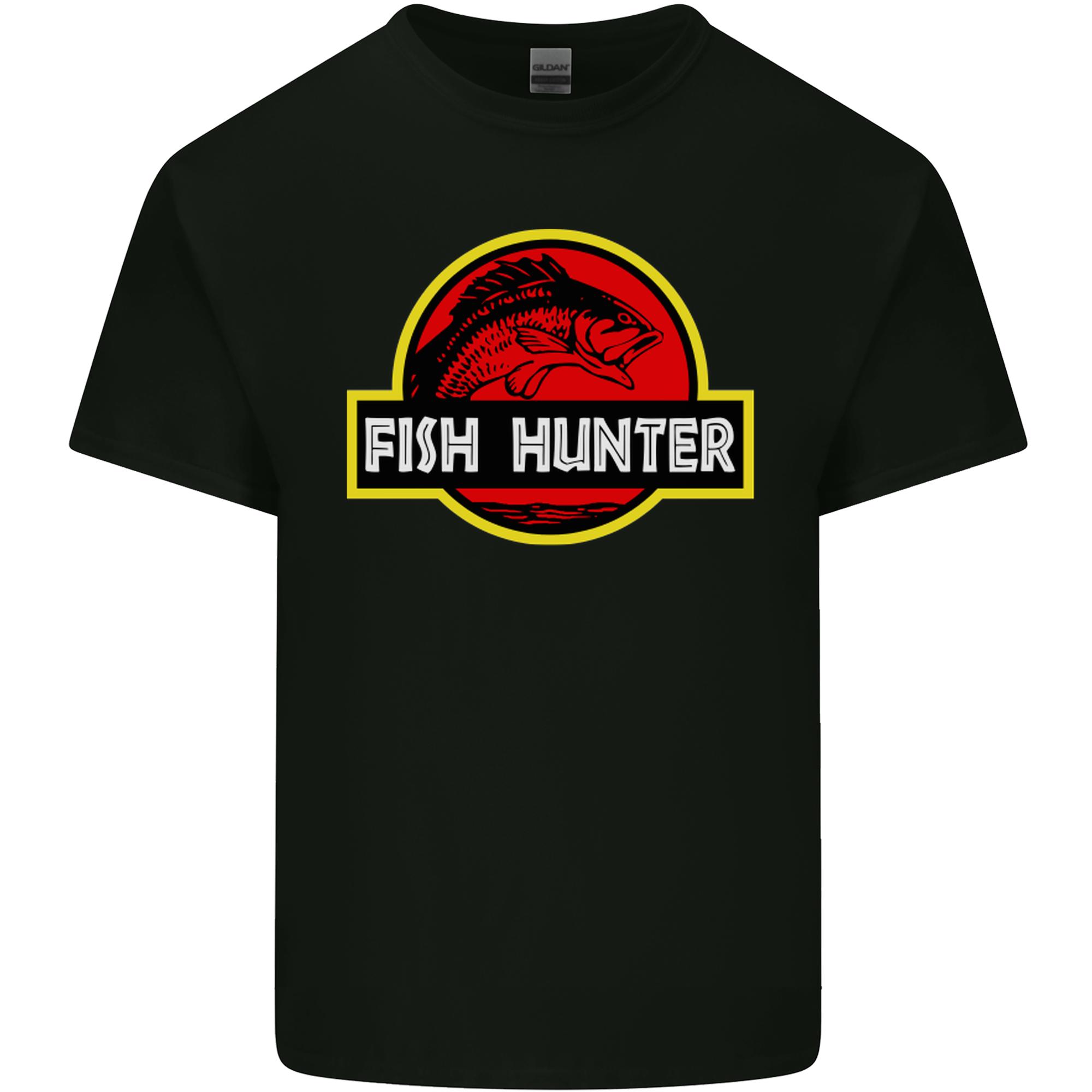 Fish Hunter Funny Fishing FisherUnisex Unisexs Light Cotton TShirt S