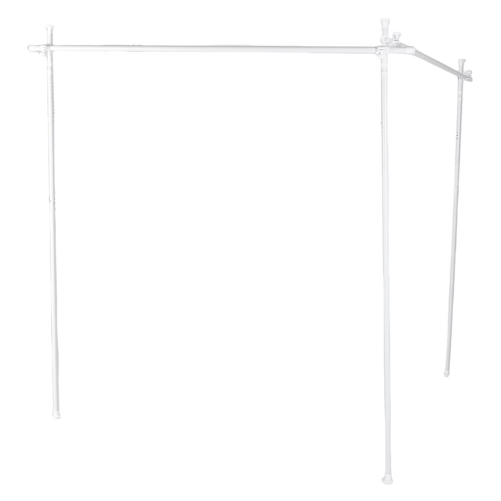 Závěsná tyč pro dělicí stěnu z uhlíkové oceli, nastavitelná, pro dělení místnosti, od podlahy ke stropu, napínací tyč pro prostor