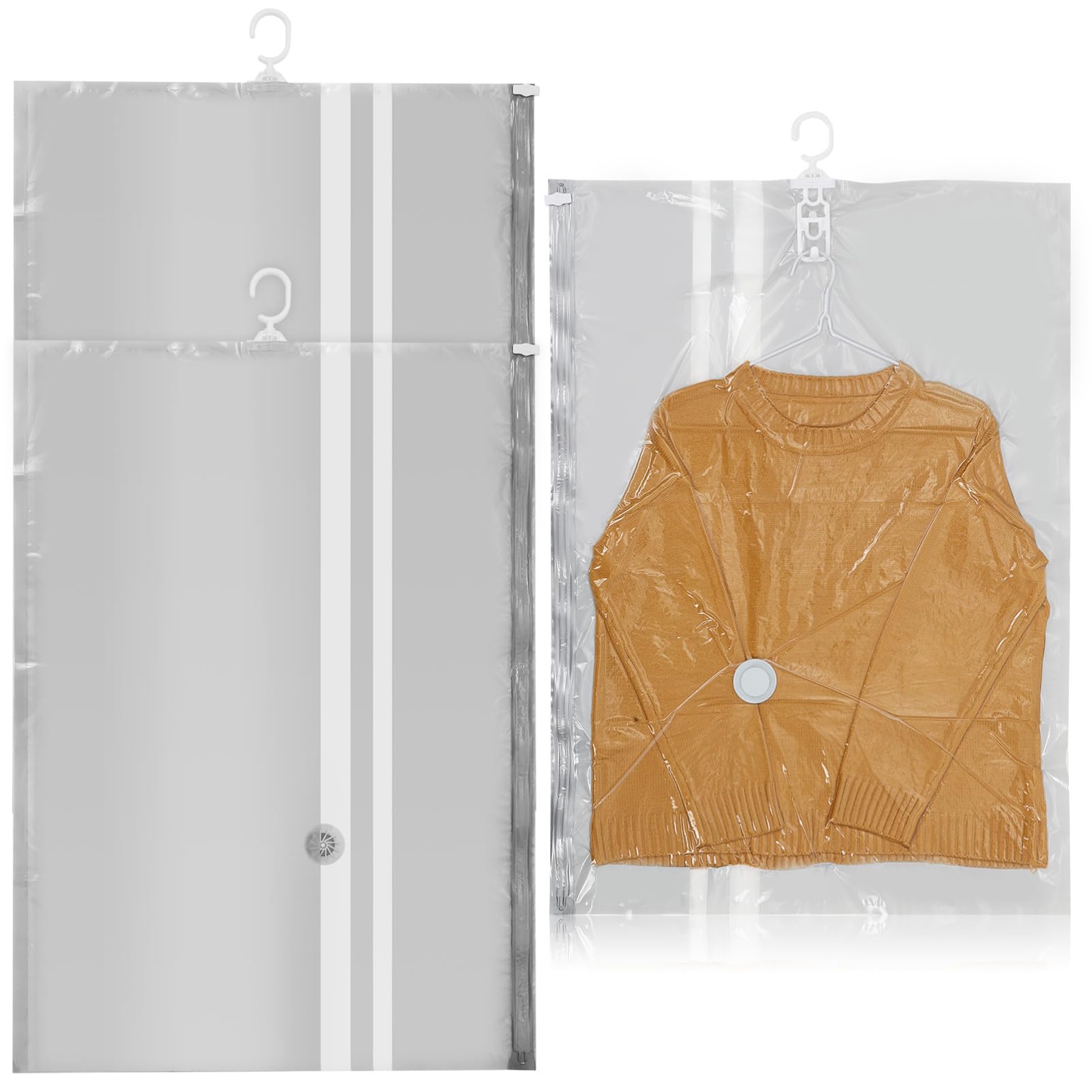 

BESTOYARD Hanging Storage Set of Vacuum Coat Vacuum Storage Claw Compression Bag Bag, 4, Bag, Storage, Bag,