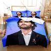 Jacob Elordi Duvet Cover + 2 Pillowcases Celebrity Actor Print Soft Bedding Set Bedroom Decor for Fans