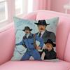Hot Charismatic American Actor PPedro Pascal Cushion Cover Pillow Case Soft Skin Friendly Fabric  Concealed Zipper