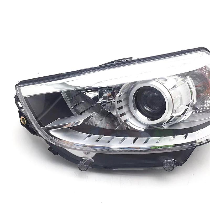 Compatible 15-16 Zhonghua V3 Headlight Assembly with LED High/Low Beam Bulb