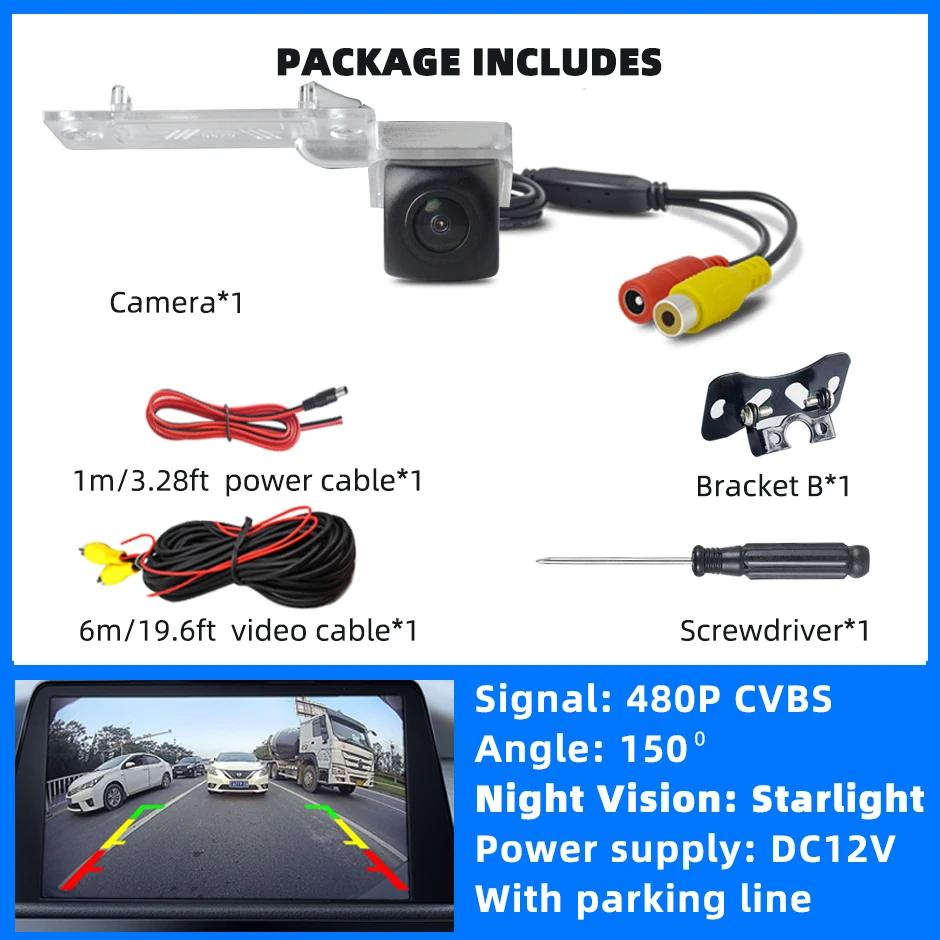 

Backup Camera Rear View Reverse Cam AHD1080P or 720P CVBS for Volkswagen VW Touran T5 T30 Transporter/Caravelle Multivan Sagitar