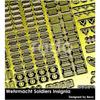 Rad Miniatures 1/35 WWII German Air Force Soldier Insignia Etching Parts Set for Plastic Models RDM35PE02