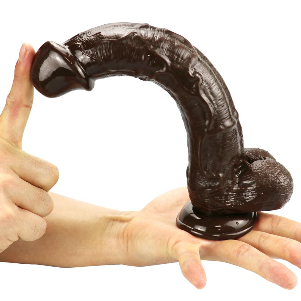 Brown Realistic Dildo with Powerful Suction Cup Female Masturbator Sex Shop Big Penis G-spot Adult Products Sex Toys for Women