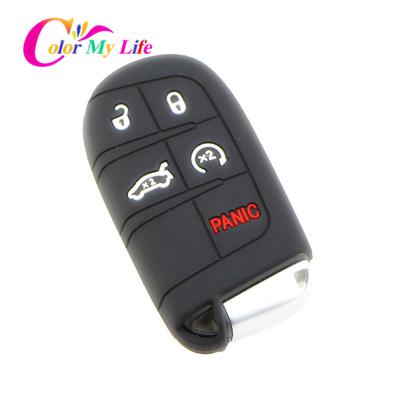 Husă din silicon pentru chei de mașină Husă completă pentru Fiat Jeep pentru Dodge Ram 1500 Journey Charger Dart Challenger Durango
