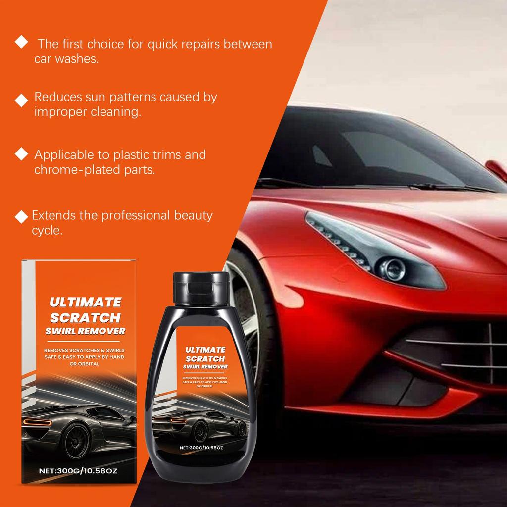 Car Paint Scratch Cream Quickly Eliminates Sun Pattern Polishing Hydrophobic Coating Two-in-one Manual Construction No Equipment Required Cleani