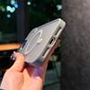 Matte Transparent Shockproof Armor Phone Case For Iphone 11 12 13 14 15 Plus 16 17 Air Pro Max Magnetic For Magsafe Bumper Cover