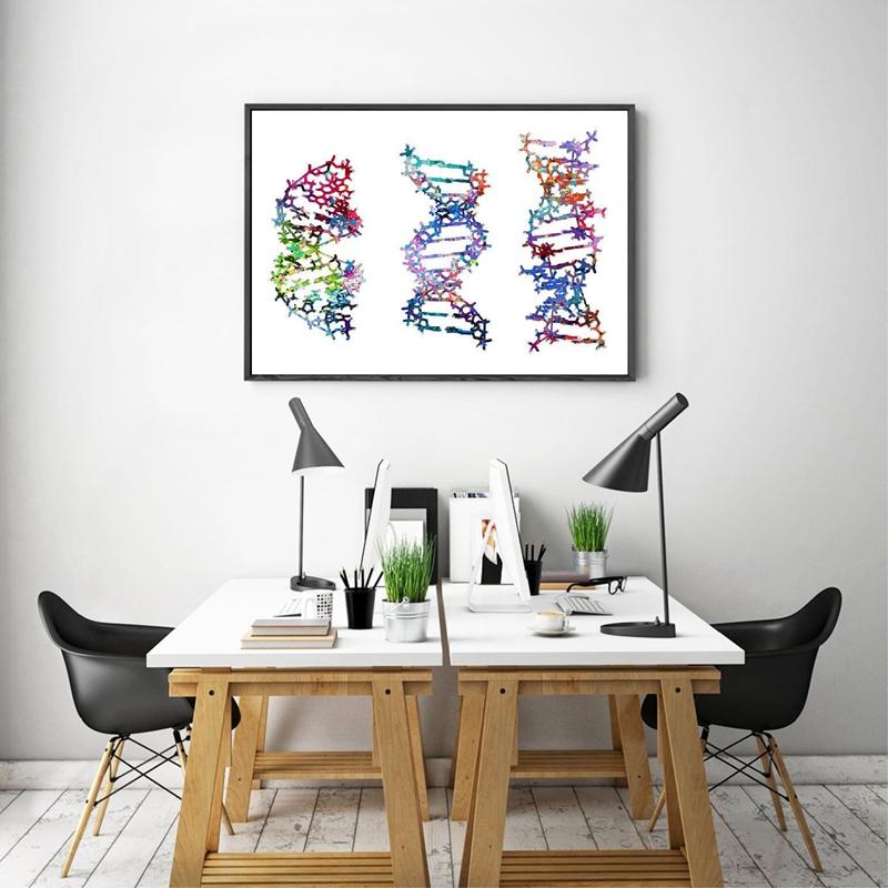 

Картины по химии для интерьера, скандинавская цитата, ДНК, холст, постеры и принты для гостиной, картина для дизайна дома, без рамы 21*30cm No Frame