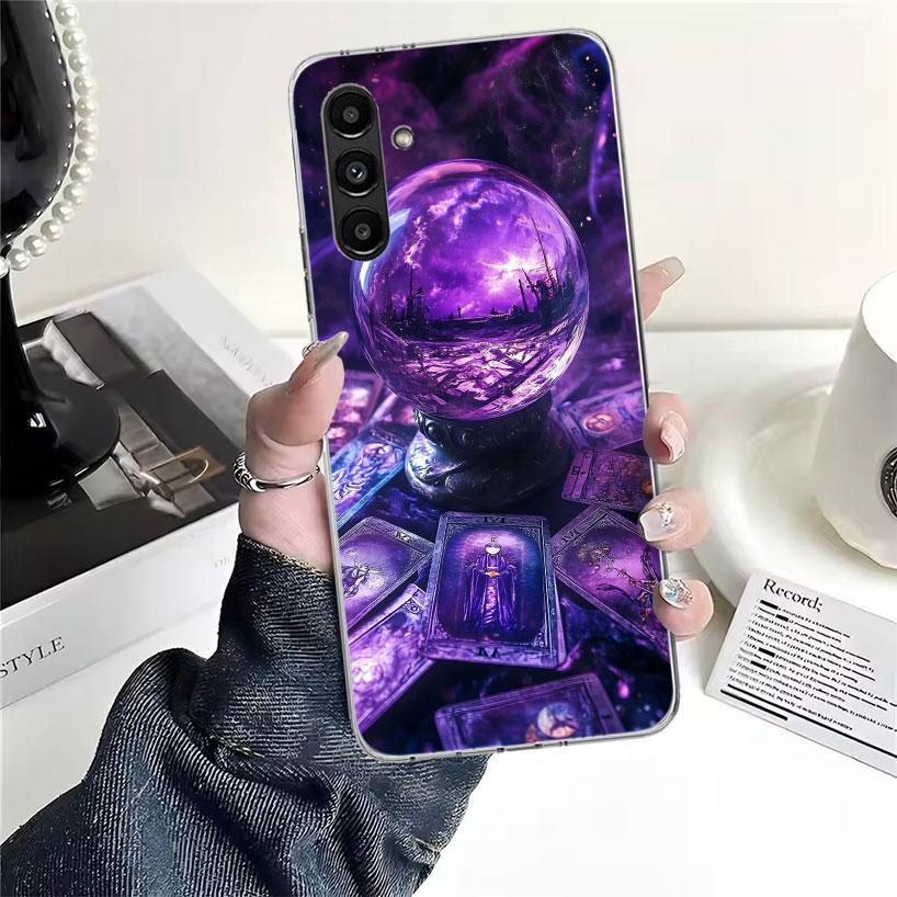 Witch Tarot Card Phone Case For Samsung Galaxy A13 A14 A15 A16 A17 A53 A54 A55 A56 A57 A33 A34 A35 A36 A37 A23 A24 A25 A26 Galax