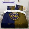 Boca Juniors  Pattern Bedding Quilt Set  Home Decoration  Gift (1 * duvet cover + 2 * pillowcase  without core)