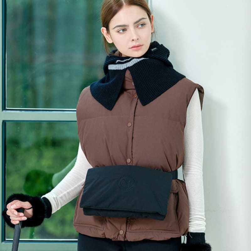 Nitina Crystal Fur Hand Warmer C/BK