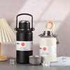 New Space Pot Big Cap Thermos Cup Sports Kettle Female Steel Water Cup Male Straw Cup Thermal Pot Durable Durable
