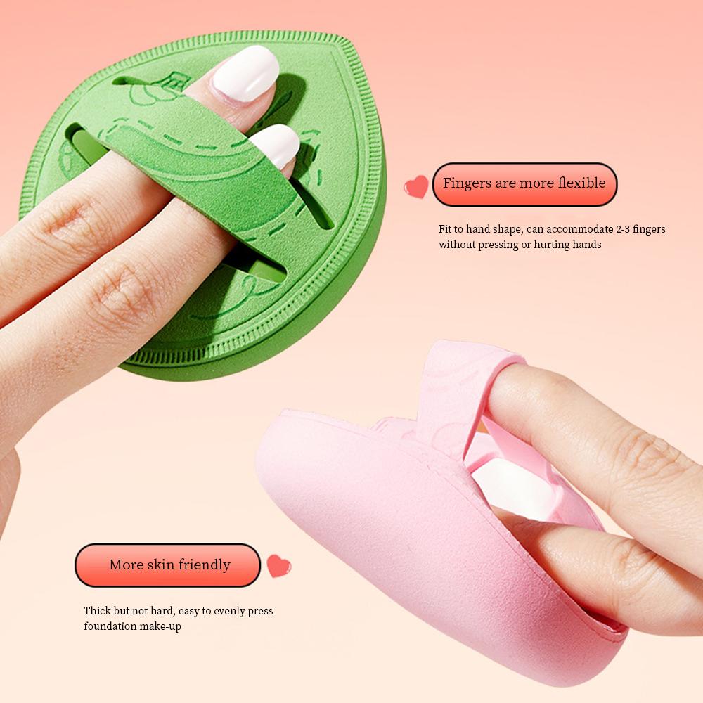 Houppette à Poudre de Maquillage Ceative Éponge à Double Usage Humide et Sec Éponge Épaisse Douce & Douce pour la Peau Houppette de Beauté Outil de Maquillage Mignon