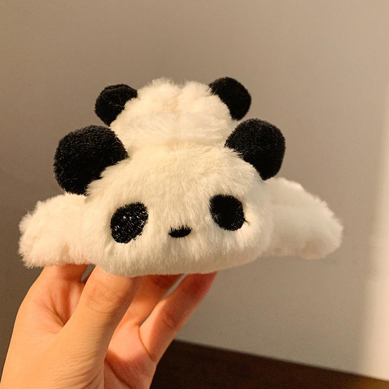 

Мультяшный Милый Плюшевый Панда Зажим для Волос Мультяшные Большие Заколки Зажимы-Клешни для Волос Шпильки Аксессуары для Волос