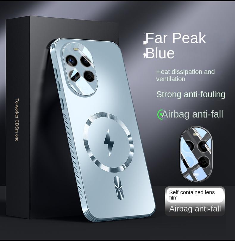 For Huawei Nova 13 Pro Case Hard Matte Magnetic wireless charging Lens Protective Back Cover Case For Nova 13 12 11 Pro Shell