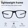 Small Size Rectangular Optical Prescription Eyeglasses Sports Cycling Myopia Photochromic TR90 Glasses for Men Women 8078