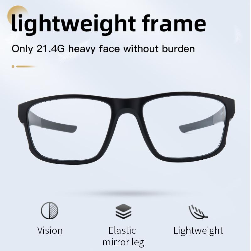 Small Size Rectangular Optical Prescription Eyeglasses Sports Cycling Myopia Photochromic TR90 Glasses for Men Women 8078