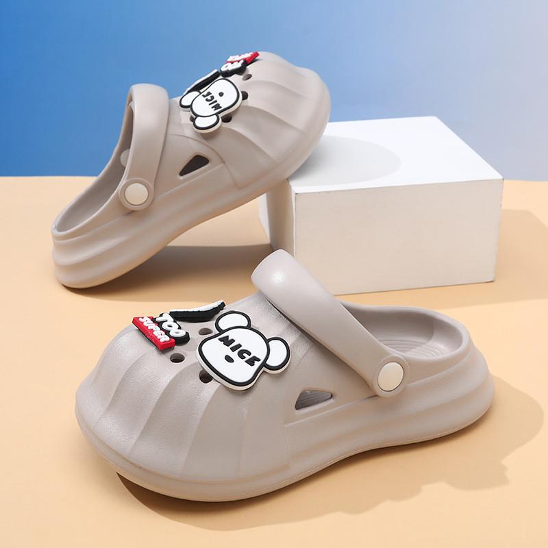 Fun Colorful And Kids Clogs With Cartoon Patterns For Summer Beach And Home Use
