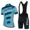 Summer Men's Cycling Clothes Cycling Clothes Breathable Short-sleeved Suits Elastic and Comfortable Mountain Bike Clothes.