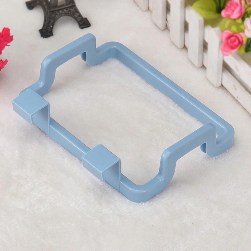 

Портативный кухонный держатель для мешков для мусора, шкафы, тканевая вешалка, вешалка для полотенец синий