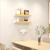 Wood Wall Mounted Shelf Wall Mounted Toilet Shampoo Holder Kitchen Shelf Shower Solid Wood Corner Shelves Organizer Storage Rack