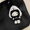 Creative Rice Ball Kt Cat Keychain Kawaii Plush Kt Cat Pendant Funny Cartoon Doll Keychain Backpack Decoration Accessories Gifts