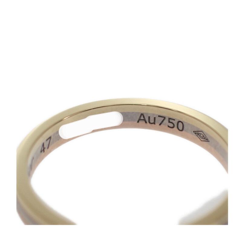 CARTIER  B4209947 #7(JP Size) ring K18 yellow gold/K18 white gold Women