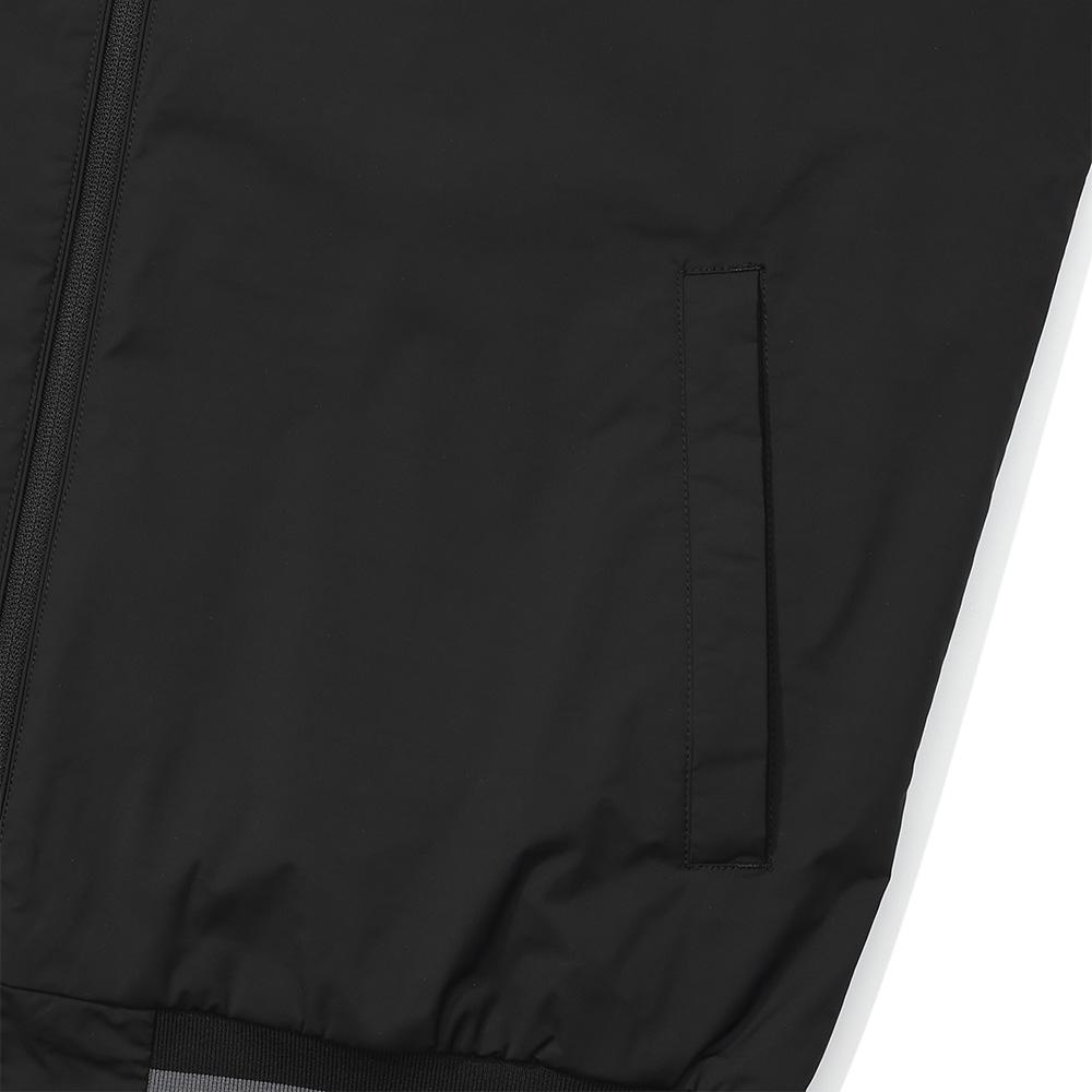 Malbon Golf Malbon Membrane Stadium Jacket Black (Man)