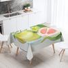 Food Theme Tablecloth Waterproof and Oil-proof Tablecloth Nordic Style Kitchen Tablecloth Modern Home Decoration