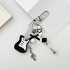 Aesthetic Music Guitar Keychain Cuteness Keyrings Hanging Pendant Suitable for Girls and Women Music Lovers Present